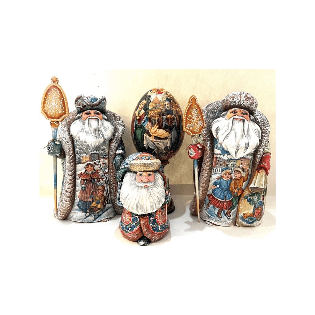 Russian Hand Carved & Hand Painted Artistic Designs