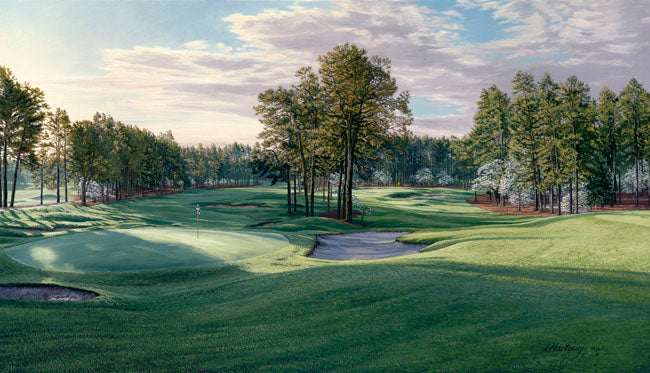 The 16th and 17th Holes, Pinehurst #2 by Linda Hartough