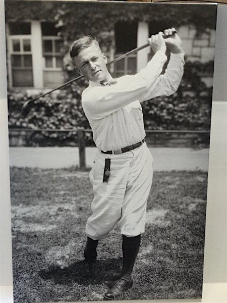 YOUNG BOBBY JONES- VERY RARE IMAGE FROM ORIGINAL NEGATIVE, CANVAS GICLEE