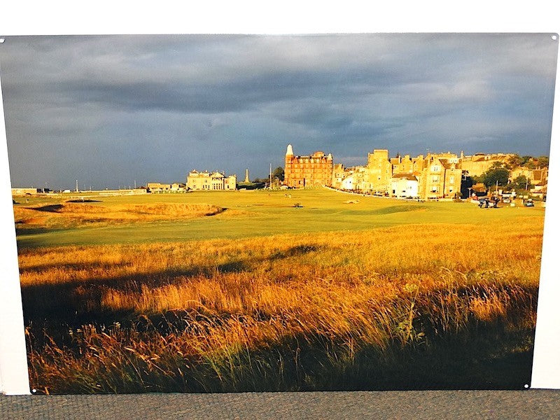 St. Andrews Landscape On Metal, Size 20" x 30"