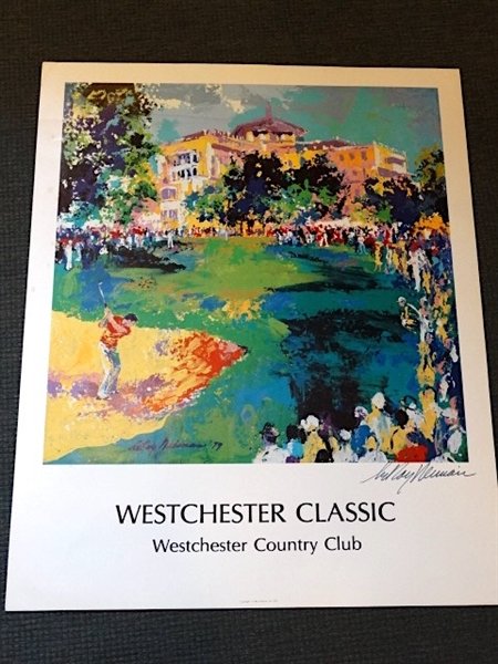 LEROY NEIMAN SIGNED PRINT OF WESTCHESTER CLASSIC - IMAGE SIZE 22" X 28.5"