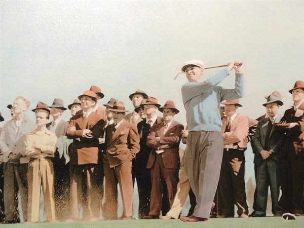 Canvas Giclee of Ben Hogan Winning His First PGA Tour Event at Pinehurst No. 2 In 1940