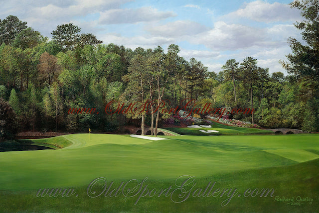 Augusta National Golf Club 13th Hole By Richard Chorley Size 20" x 30" - Canvas Giclee