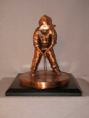 Pinehurst "Putter Boy" -  Copper / Bronze Statue