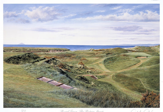 Royal Troon - "The Postage Stamp" - Signed Limited Edition of 850-Fine Art Paper Print