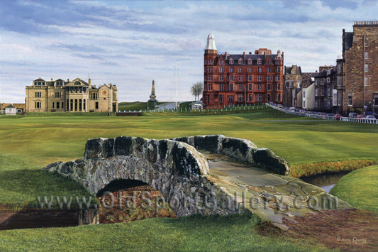 St Andrews Swilcan Bridge -Signed Open Edition Fine Art Paper Print