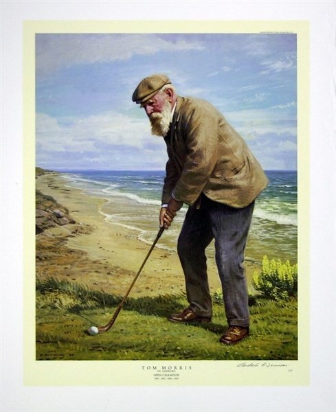 Old Tom Morris Limited Edition Lithograph By Arthur Weaver