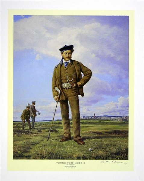 Young Tom Morris Limited Edition Lithograph By Arthur Weaver