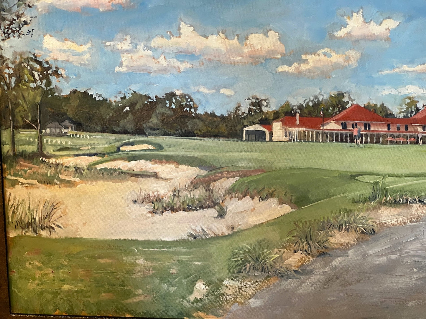 Original Painting Of Pinehurst No.2 Clubhouse