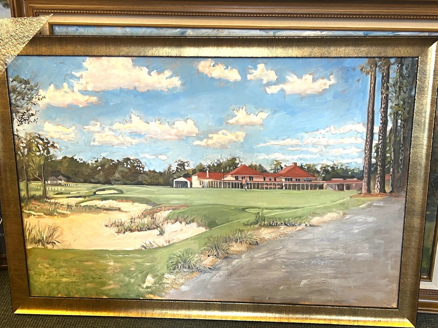 Original Painting Of Pinehurst No.2 Clubhouse