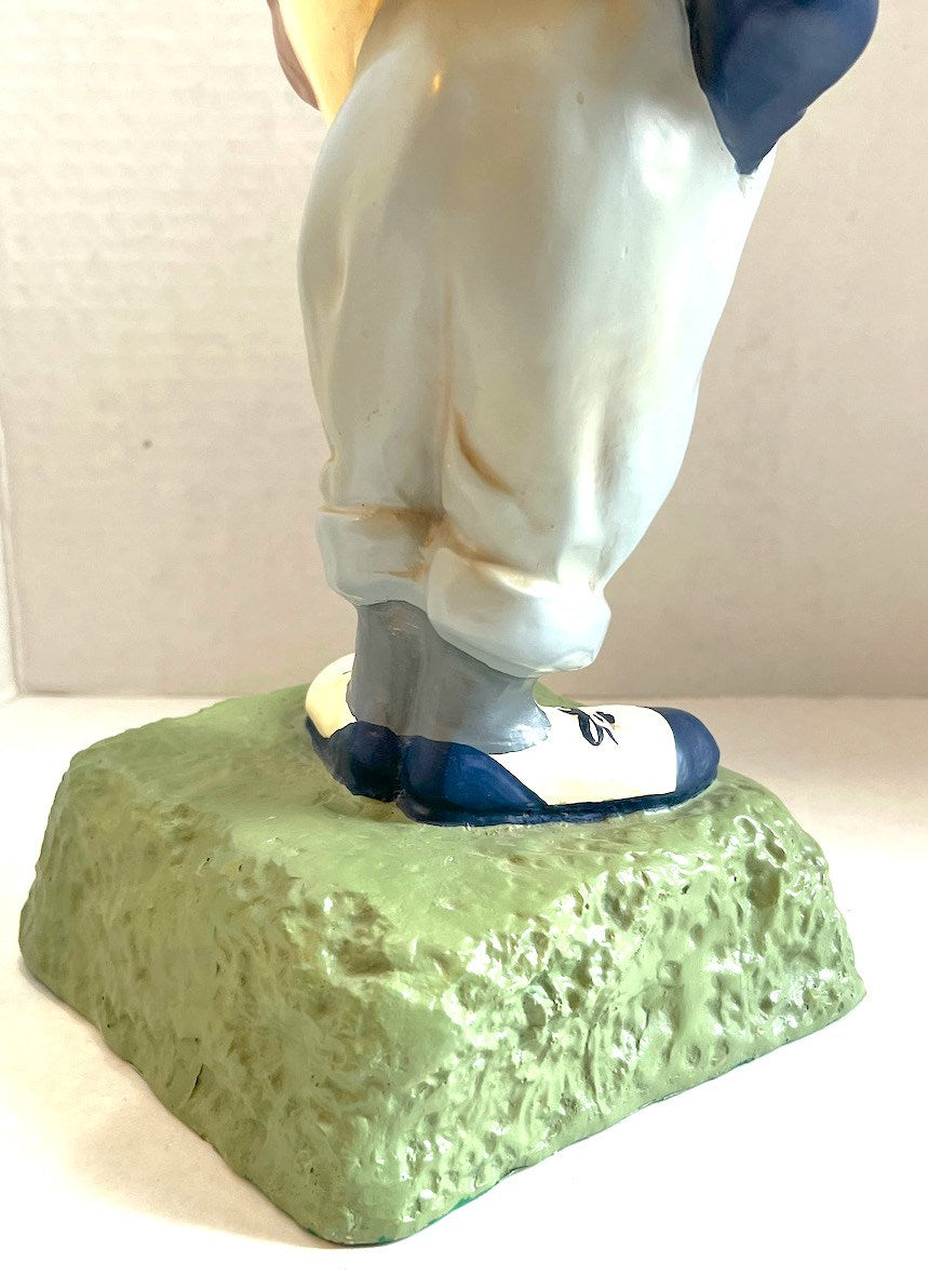 Vintage Dunlop Advertising Golf Ball Man Figure. Size 14" tell