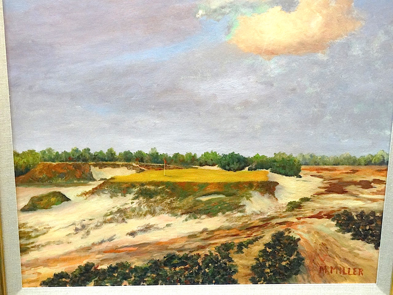 Original Oil Painting Of Pine Valley 10th Hole by Michael ...
